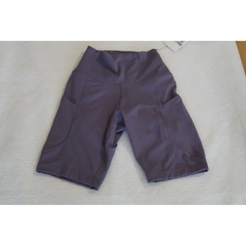 Nike One Women Shorts Firm SupportHigh-Waisted dri-fit Purple size XS DQ5924-503